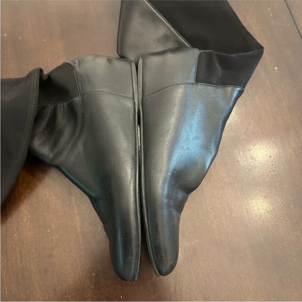 Stuart Weitzman 50/50 hidden wedge heel boots sz 8 great condition! - Picture 5 of 8